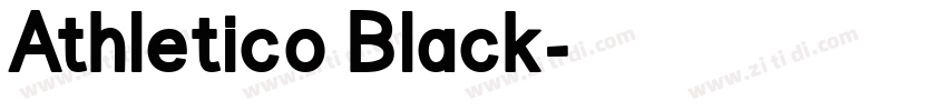 Athletico Black字体转换